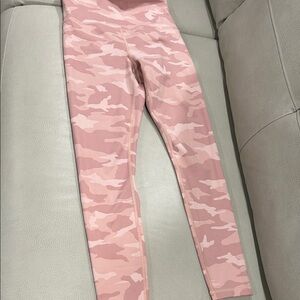 Athleta Pink Camo Leggings